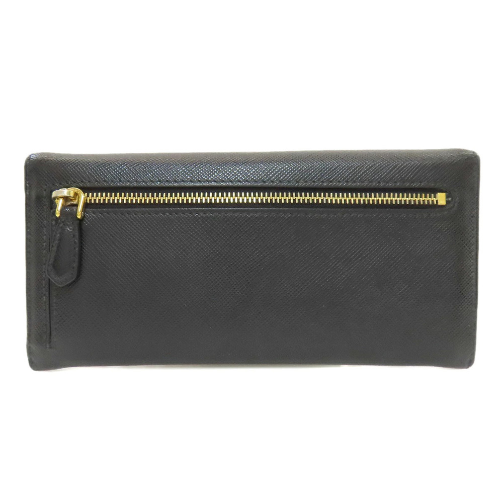 Prada long Wallet Saffiano leather Black